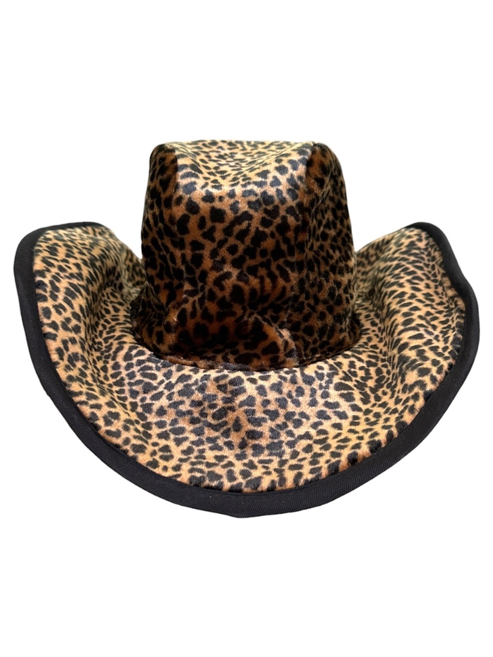 GOORIN BROTHERS Leopard Print Cowboy Hat Wired Brim Y2K Western Cowgirl OS